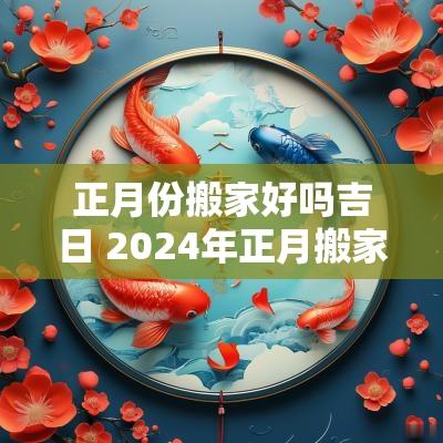 正月份搬家好吗吉日 2025年正月搬家吉日查询