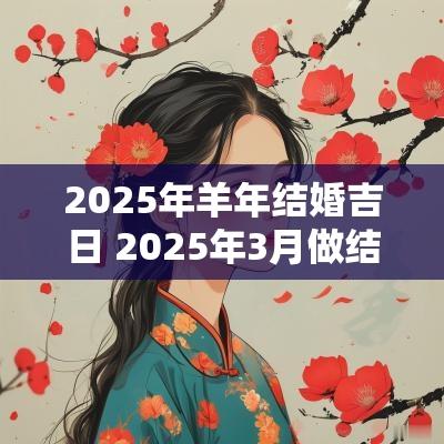2025年羊年结婚吉日 2025年3月做结婚被子吉日
