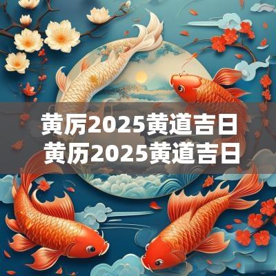 黄厉2025黄道吉日 黄历2025黄道吉日最新