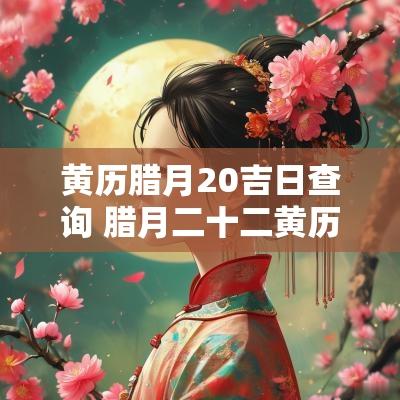 黄历腊月20吉日查询 腊月二十二黄历吉日查询