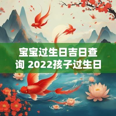 宝宝过生日吉日查询 2025孩子过生日吉日