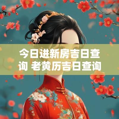 今日进新房吉日查询 老黄历吉日查询今日