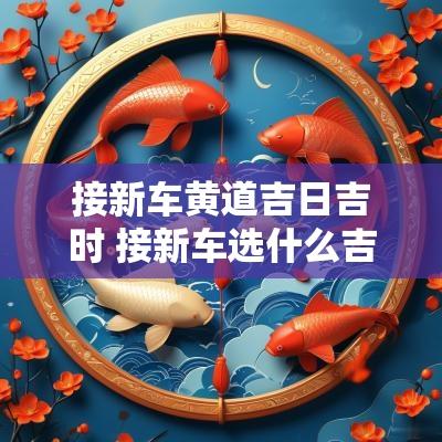 接新车黄道吉日吉时 接新车选什么吉日好