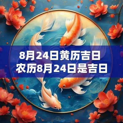 8月24日黄历吉日 农历8月24日是吉日吗
