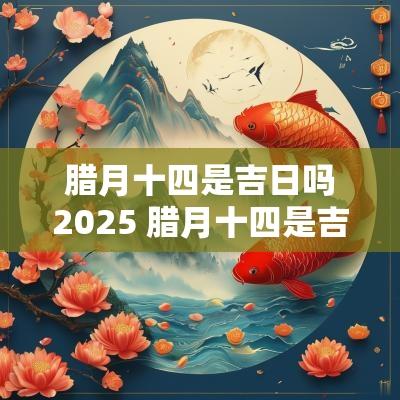 腊月十四是吉日吗2025 腊月十四是吉日吗