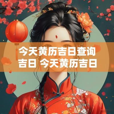 今天黄历吉日查询吉日 今天黄历吉日查询生肖