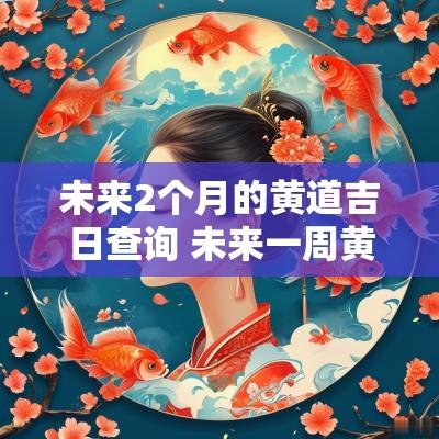 未来2个月的黄道吉日查询 未来一周黄道吉日吉时查询