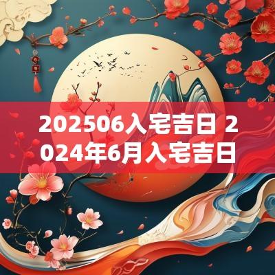 202506入宅吉日 2025年6月入宅吉日吉时查询
