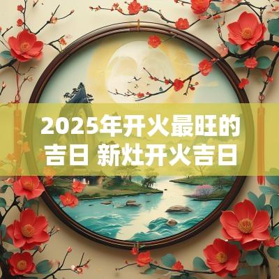 2025年开火最旺的吉日 新灶开火吉日2025年