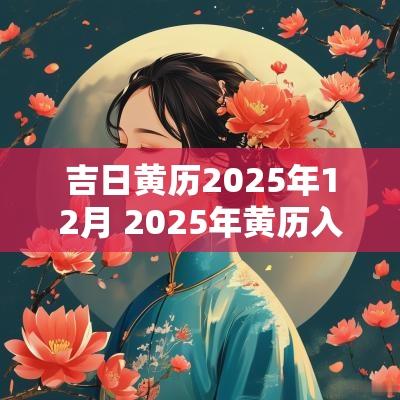 吉日黄历2025年12月 2025年黄历入宅吉日查询