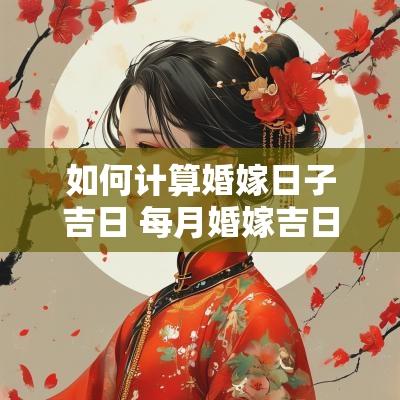 如何计算婚嫁日子吉日 每月婚嫁吉日吉时查询
