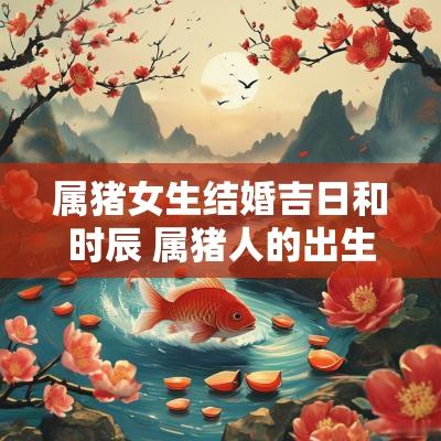 属猪女生结婚吉日和时辰 属猪人的出生吉日时辰
