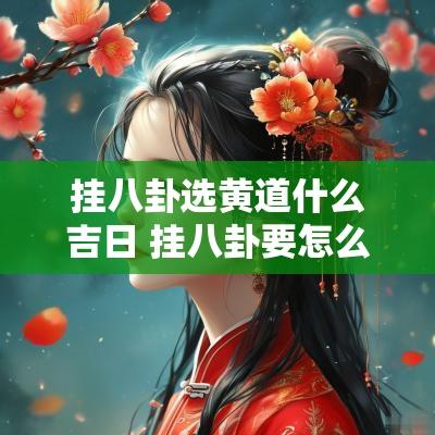 挂八卦选黄道什么吉日 挂八卦要怎么选日子