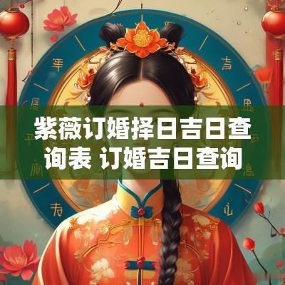 紫薇订婚择日吉日查询表 订婚吉日查询大全表