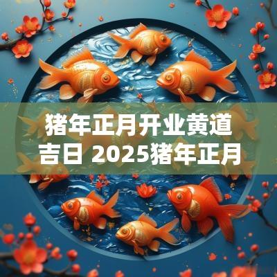 猪年正月开业黄道吉日 2025猪年正月出行吉日