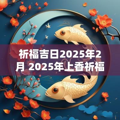 祈福吉日2025年2月 2025年上香祈福吉日表