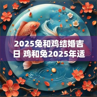 2025兔和鸡结婚吉日 鸡和兔2025年适合结婚