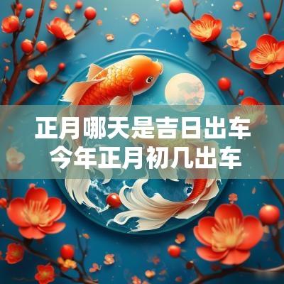 正月哪天是吉日出车 今年正月初几出车吉日