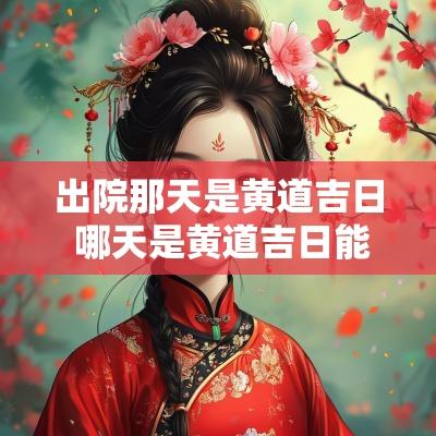 出院那天是黄道吉日 哪天是黄道吉日能出院