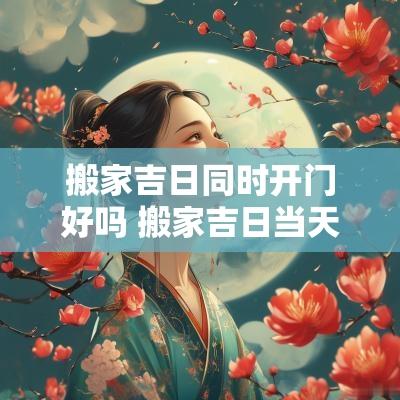 搬家吉日同时开门好吗 搬家吉日当天都拿什么进门