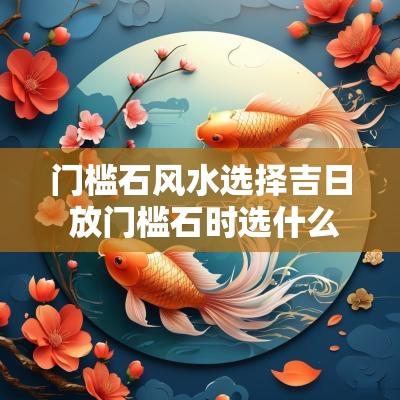 门槛石风水选择吉日 放门槛石时选什么日子好