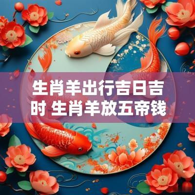 生肖羊出行吉日吉时 生肖羊放五帝钱的吉日吉时