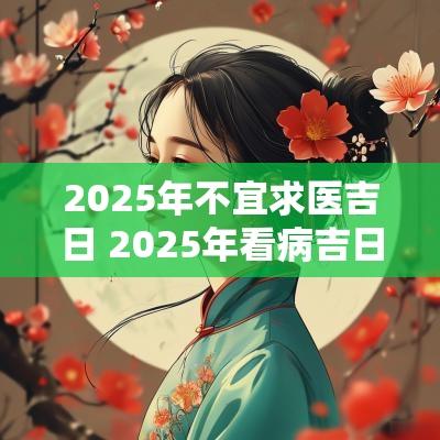 2025年不宜求医吉日 2025年看病吉日查询