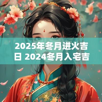 2025年冬月进火吉日 2025冬月入宅吉日一览表