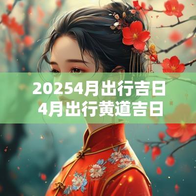 20254月出行吉日 4月出行黄道吉日
