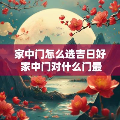 家中门怎么选吉日好 家中门对什么门最旺