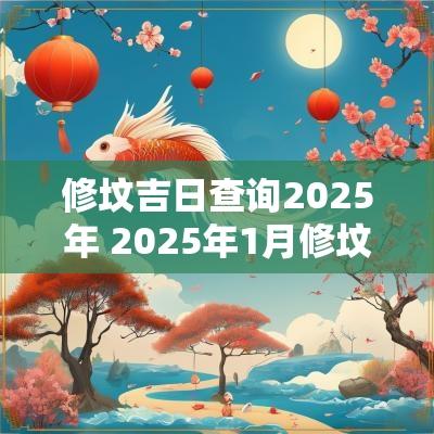 修坟吉日查询2025年 2025年1月修坟动土吉日