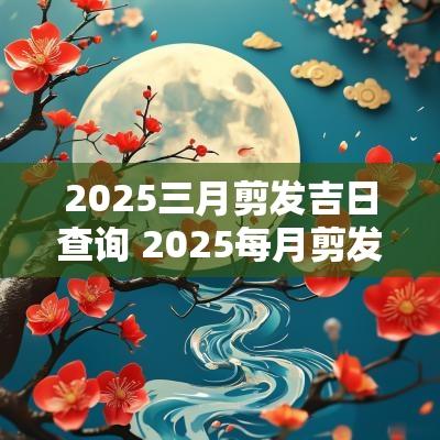 2025三月剪发吉日查询 2025每月剪发吉日表