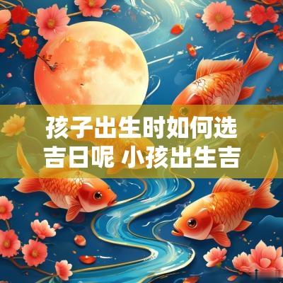 孩子出生时如何选吉日呢 小孩出生吉日怎么选择时辰呢