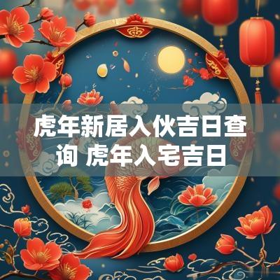 蛇年新居入伙吉日查询 蛇年入宅吉日