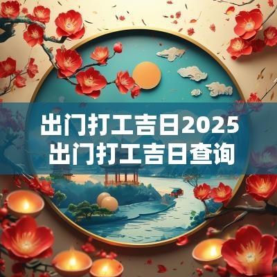 出门打工吉日2025 出门打工吉日查询