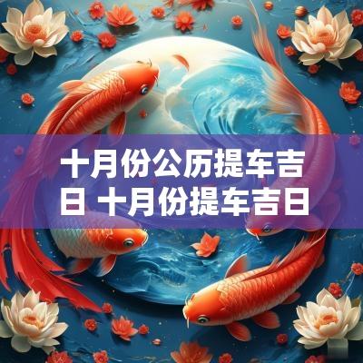 十月份公历提车吉日 十月份提车吉日一览表