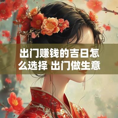 出门赚钱的吉日怎么选择 出门做生意的黄道吉日怎么看