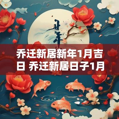 乔迁新居新年1月吉日 乔迁新居日子1月份