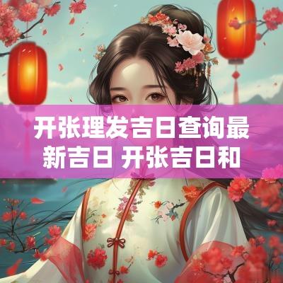 开张理发吉日查询最新吉日 开张吉日和开业吉日的区别