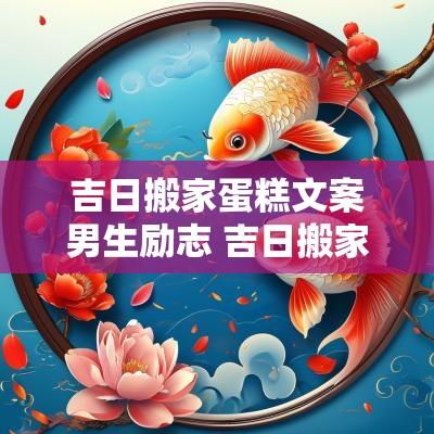 吉日搬家蛋糕文案男生励志 吉日搬家文案短句73句