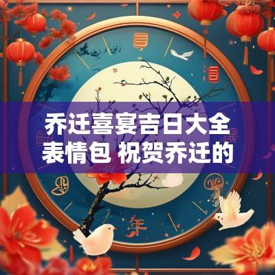乔迁喜宴吉日大全表情包 祝贺乔迁的表情包搞笑