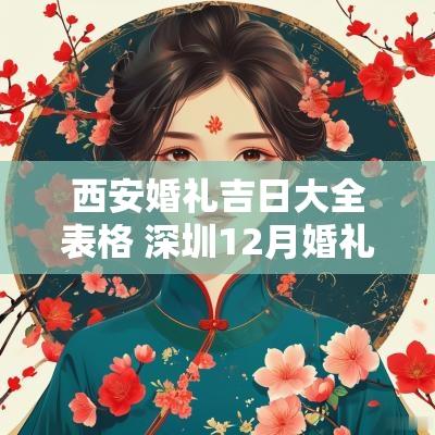 西安婚礼吉日大全表格 深圳12月婚礼吉日大全