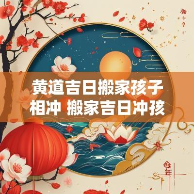 黄道吉日搬家孩子相冲 搬家吉日冲孩子属相怎么办