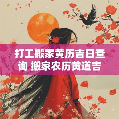 打工搬家黄历吉日查询 搬家农历黄道吉日