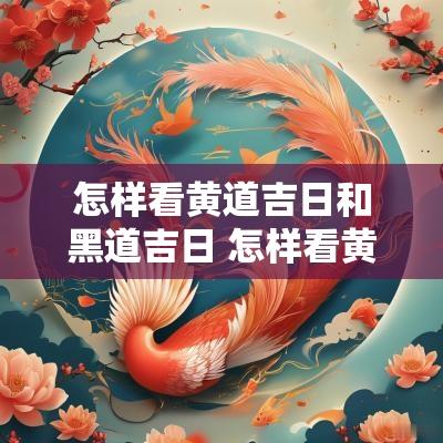 怎样看黄道吉日和黑道吉日 怎样看黄道吉日