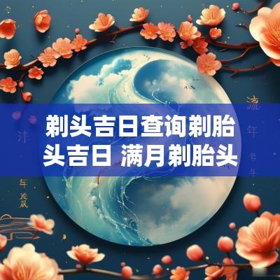 剃头吉日查询剃胎头吉日 满月剃胎头吉日查询