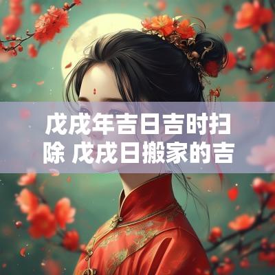 戊戌年吉日吉时扫除 戊戌日搬家的吉时和凶时