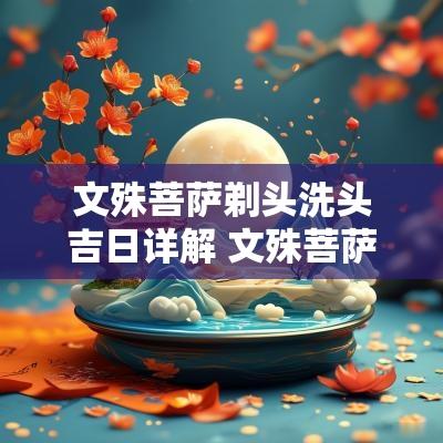 文殊菩萨剃头洗头吉日详解 文殊菩萨剃头吉日