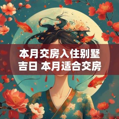 本月交房入住别墅吉日 本月适合交房的良辰吉日