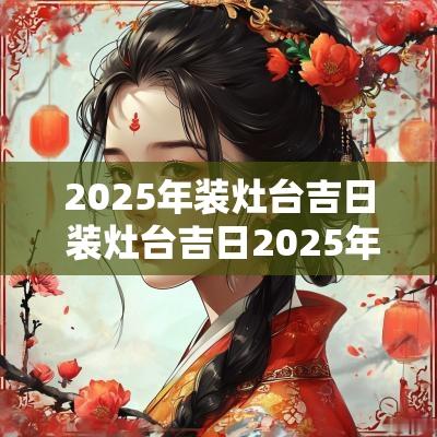 2025年装灶台吉日 装灶台吉日2025年好吗